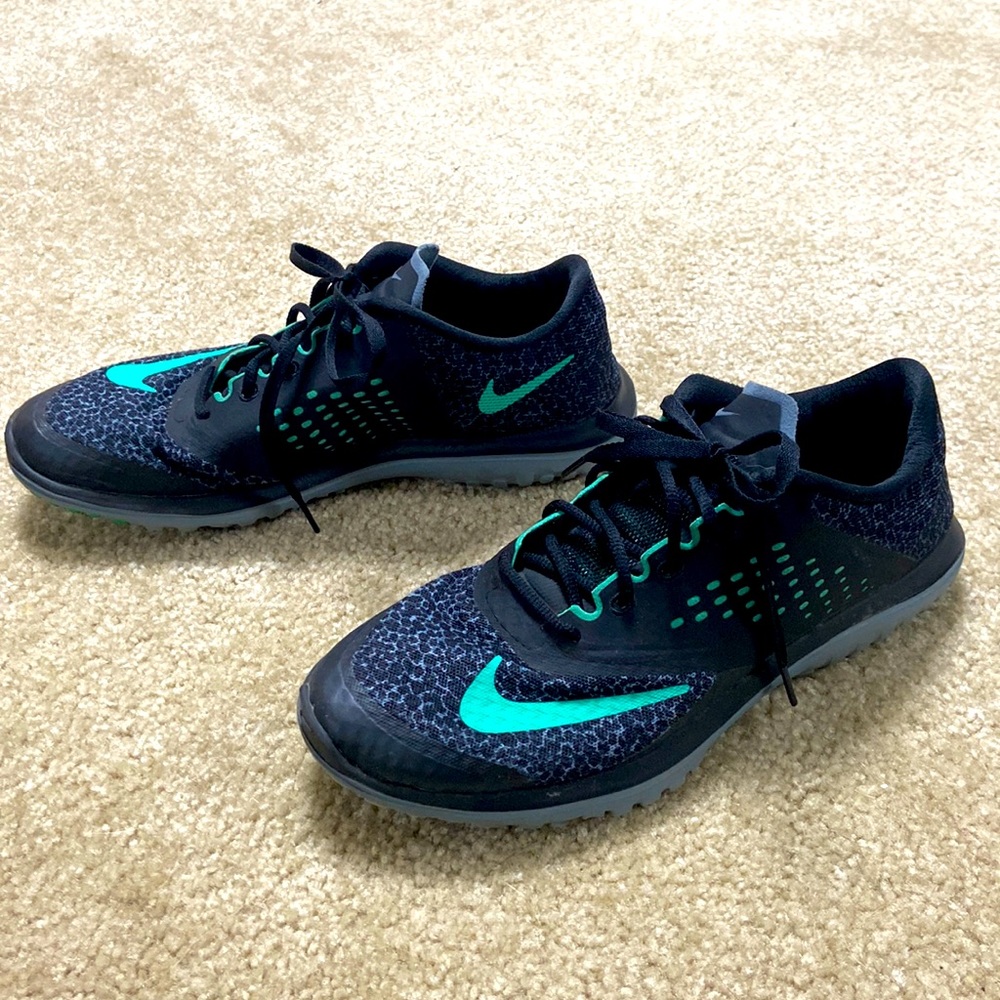 Nike Zoom leopard teal Training sneakers running 8